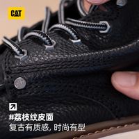 CAT P721411M3EDC36 牛皮工装靴 黑色 44码