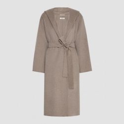 Max Mara MaxMara 女装羊毛系带中长款大衣
