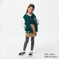 童装女童HEATTECH EXTRA WARM绒面紧身裤优衣库保暖打底裤478174