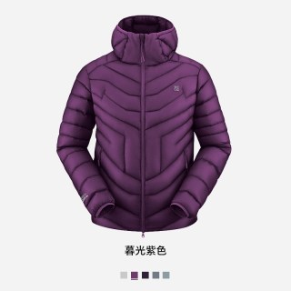 移动端：鹅铠甲 天石鹅铠甲户外连帽轻量千蓬排骨羽绒服保暖男女外套内胆GD915
