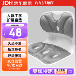 怡辉护腰坐垫腰靠靠背坐垫久坐神器一体人体工学椅坐垫腰托坐姿矫正器