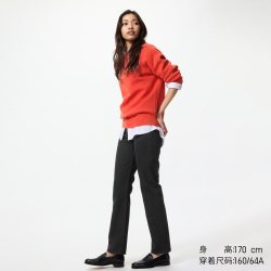 优衣库 修身直筒牛仔裤/水洗产品优衣库女装487978