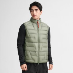 太平鸟 AIR PEACE太平鸟户外羽绒马甲男轻薄外套登山防风排骨羽绒服