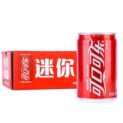 可口可乐 汽水碳酸饮料经典迷你mini罐装200ml*12饮品旗舰店正品MY