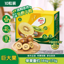 佳沛 阳光金果 奇异果 超大果 单果146-174g 10个 礼盒装
