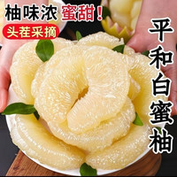 福建白玉蜜柚新鲜现摘白柚老树头茬薄皮柚子爆汁