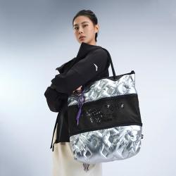 安踏 轻便大容量单肩包托特包男女同款潮流时尚可扩容旅行背包