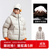 骆驼 黑钻5PRO户外羽绒服冬季新款女男款加厚防风外套拒水绒A35WR07006B5 L
