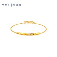移动端：谢瑞麟 黄金手链小方块5G金方糖XK679-XR622.国补