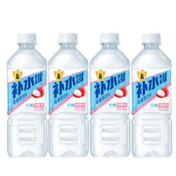 东鹏 补水啦电解质水饮料 0糖荔枝味 555ml*4瓶