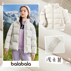 巴拉巴拉 男童女童羽绒服亲子装加厚外套儿童宝宝冬季童装大童