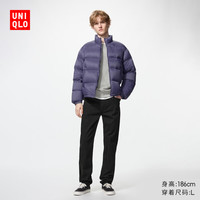优衣库 EZY DENIM牛仔裤/水洗产品加长款男装轻松牛仔裤弹力482855 485623/09黑色 M
