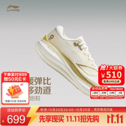 李宁 金标越影6 PRO|跑鞋男26年反光轻量高回弹缓震保护运动鞋ARHW015