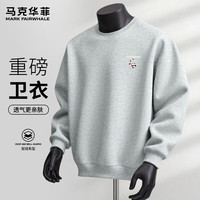 马克华菲 男士300g重磅圆领卫衣