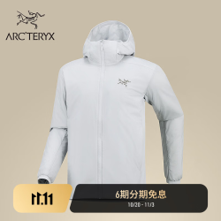 ARC'TERYX始祖鸟 ATOM HOODY 男子 保暖棉服 Solitude/隐秘灰 M