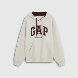Gap 女装美式撞色logo刺绣加绒连帽卫衣2SS623034