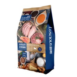 路斯 无谷猫粮鲜肉猫主粮成猫幼猫鸡肉海洋鱼 冻干多拼猫粮10kg