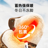 骆驼 G15W837044 加绒保暖 栗色 42码 男靴