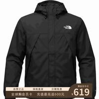 北面 男 防水冲锋衣 Antora NF0A7QEY4H0 黑色 M