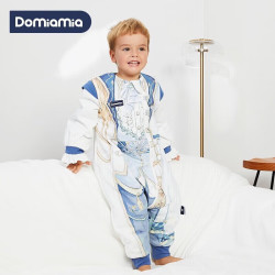 DOMIAMIA 婴儿睡袋秋冬分腿防踢被  双层款-哈利王子 L码