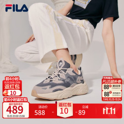 斐乐 HERITAGE RUNNING系列 女子跑鞋 F12W141116F-AG 合金灰/日岩灰 40