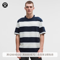 lululemon 丨Peached-Cotton 男士棉质平纹针织短袖 T 恤 LM3GLUS