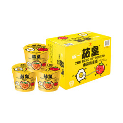 统一 茄皇番茄鸡蛋面120g*12桶