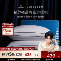 康尔馨 A类95%白鹅绒全棉防羽鹅绒枕