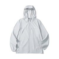 Jack Wolfskin 狼爪 COMO男款氧气防晒衣UPF50+轻量弹力冷灰色2XL