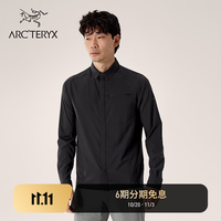 始祖鸟 SKYLINE LS SHIRT 男子 长袖衬衣 BLACK/黑色 L