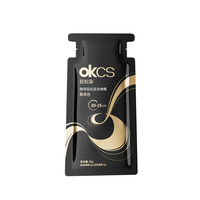OKCS 轻松染染发膏 盖白染发剂 黑茶色20g 试用装 1袋/黑茶色20g