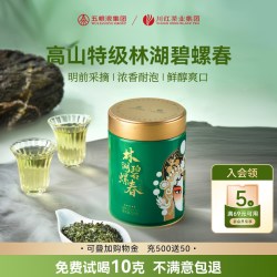 川红 林湖特级碧螺春 明前绿茶