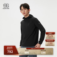 KOLON SPORT LHRT6MN065-BK AIRDOT吸湿速干 黑色 XL 长袖T恤