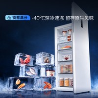 海信 大薄荷200L立式冰柜家用小冰箱风冷无霜冷冻一级能效