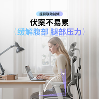 保友办公家具 保友金豪E2 Pro人体工学椅 办公椅电脑椅 银白网