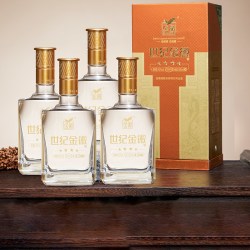 金徽 酒世纪金徽四星42度500ml*4瓶 整箱装浓香型白酒