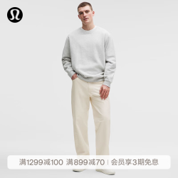 lululemon 宽松剪裁 男士长裤 浅象牙白 30