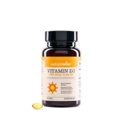 naturewise 自然薇萃（naturewise） 阳光瓶维生素D3 5000iu 进口软胶囊 90粒 成人补钙