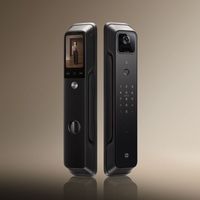 小米 智能门锁4Pro掌静脉AI人脸识别大屏猫眼智能门锁远程开锁