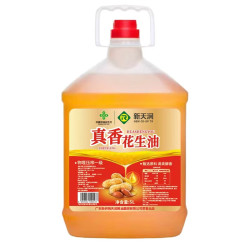 新天润 真香花生油 物理压榨一级 保真花生油无添加 新天润真香花生油5L装*1瓶
