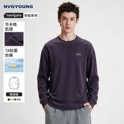 NVG·YOUNG navigare小帆船秋季新款运动休闲卫衣男长袖t恤