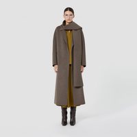 Max Mara 麦丝玛拉 羊毛系带中长款大衣