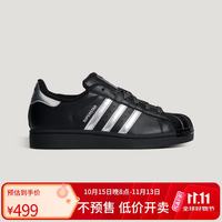 阿迪达斯 三叶草系列 女 SUPERSTAR II W 休闲鞋 LA3778 黑色 4