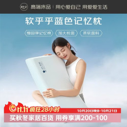 源生活 记忆枕头枕芯 零压慢回弹护颈记忆棉枕深睡颈椎枕单只 40*70cm