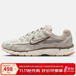 耐克 女子缓震复古P-6000 休闲运动鞋BV1021-016浅骨米色39