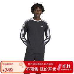 阿迪达斯 三叶草系列 男 3S LS TEE 长袖T恤 KE3546 黑色 XL