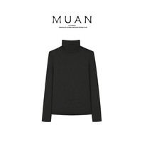 《温度打底》MUAN定制高级纯色高领打底上衣女JD-805