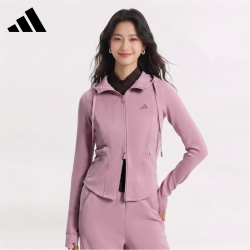 阿迪达斯 女 运动型格系列 SFL SLIM JKT 针织夹克 KH2700 粉色 X