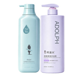 阿道夫 祛屑控油洗发水518ml+清爽保湿沐浴露600ml