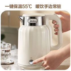 美的 烧水壶大容量热水壶 2L无缝内胆电热水壶母婴级SH58-Q